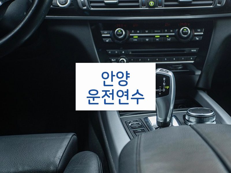 안양운전연수 후기