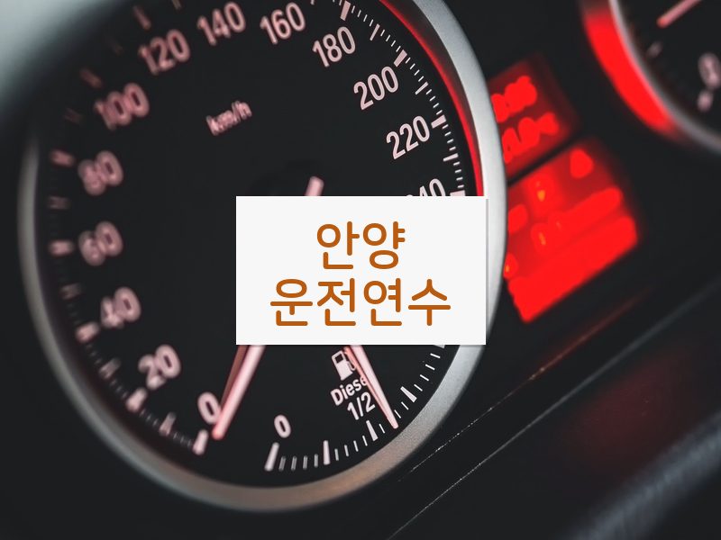 안양운전연수 후기