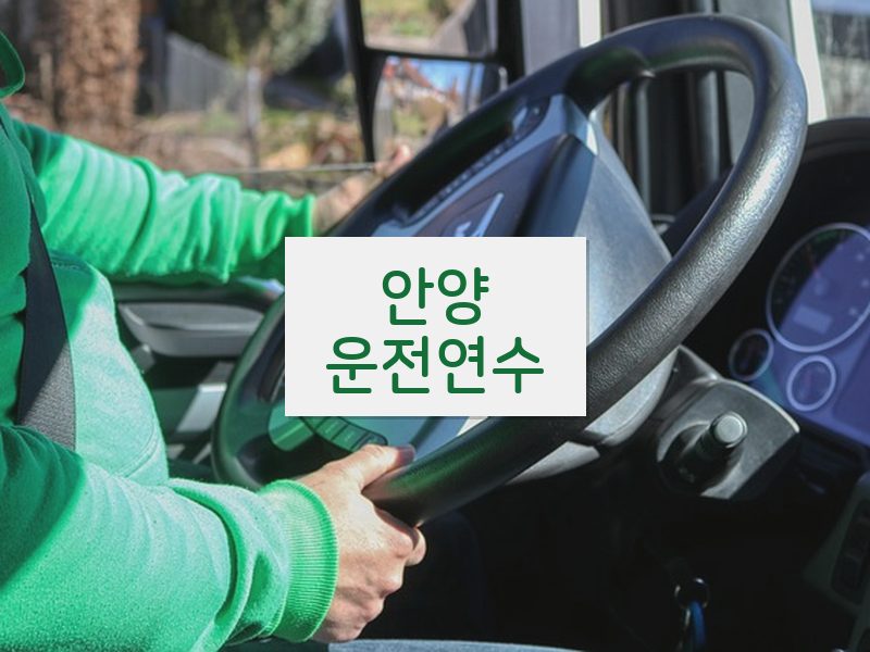 안양운전연수 후기