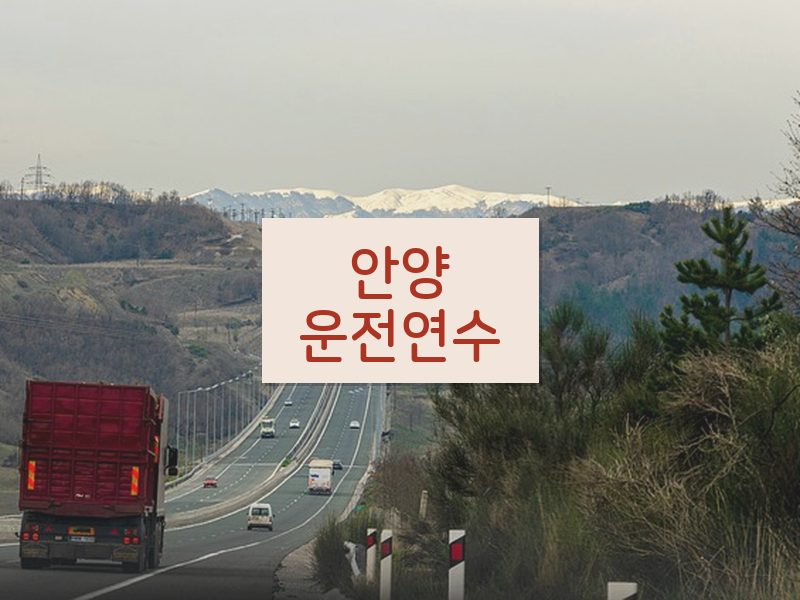안양운전연수 후기