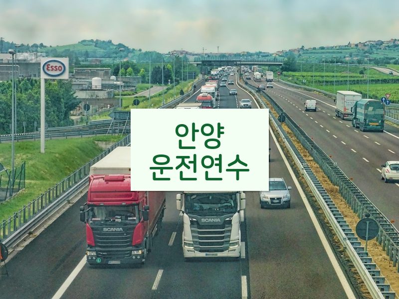 안양운전연수 후기