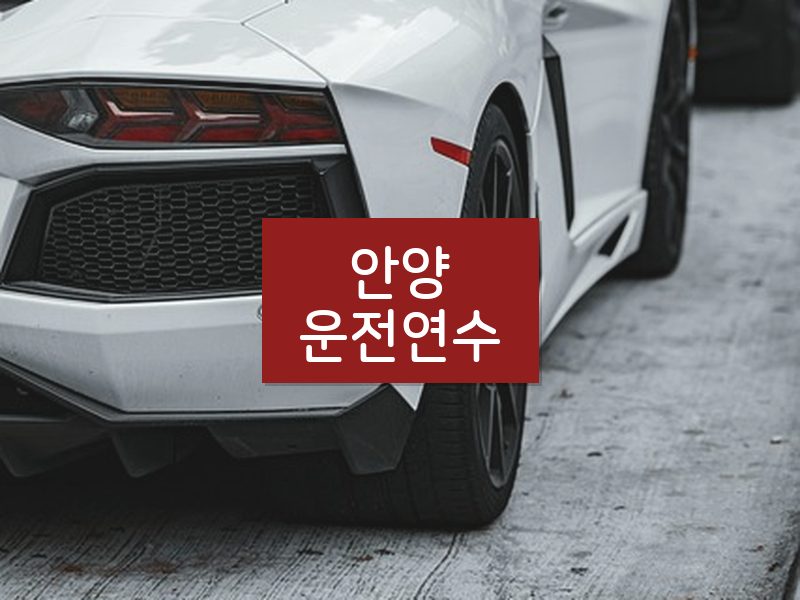 안양운전연수 후기