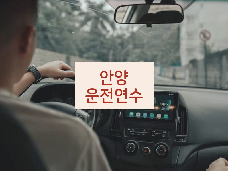 안양운전연수 후기