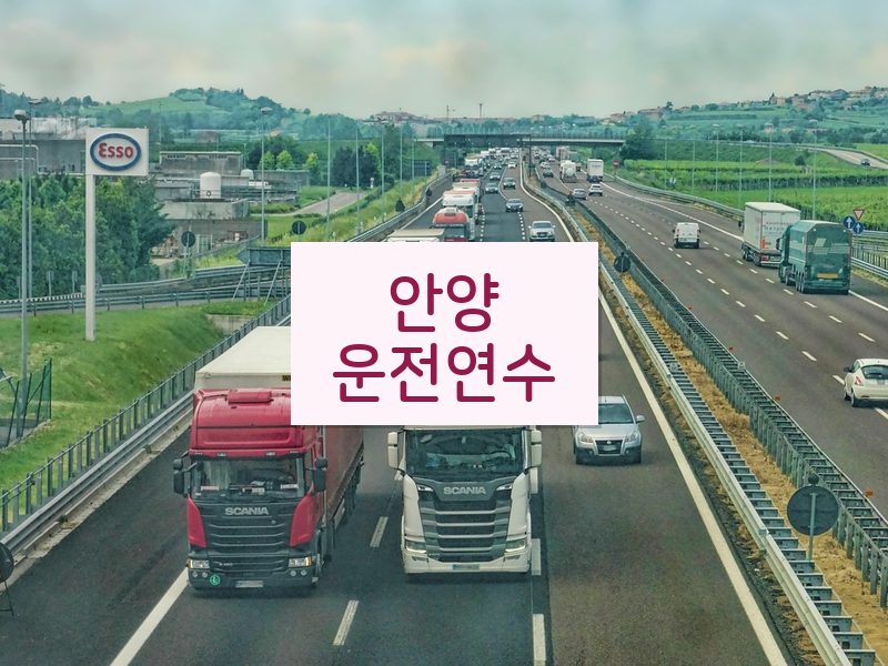 안양운전연수 후기