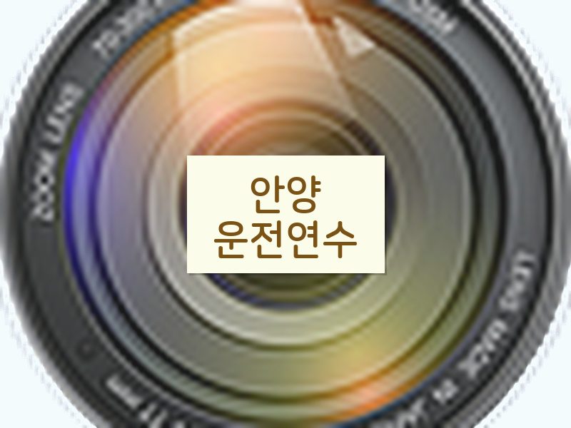 안양운전연수 후기