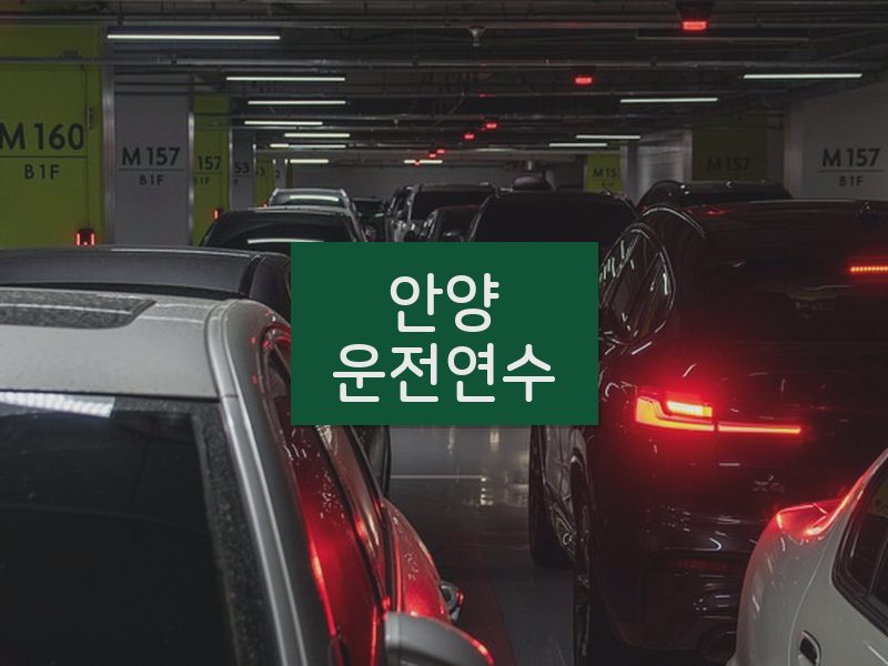 안양운전연수 후기