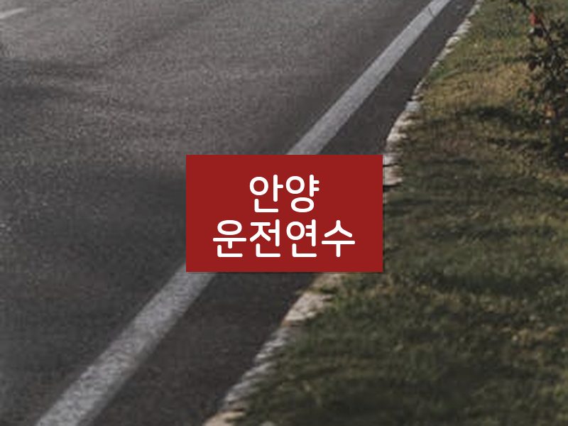 안양운전연수 후기