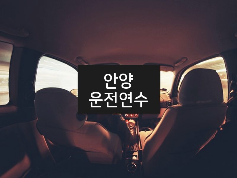 안양운전연수 후기