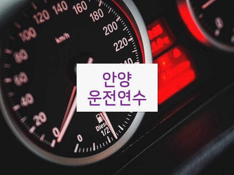안양운전연수 후기