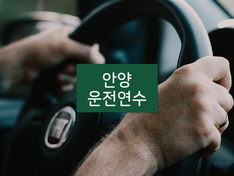 안양운전연수 후기