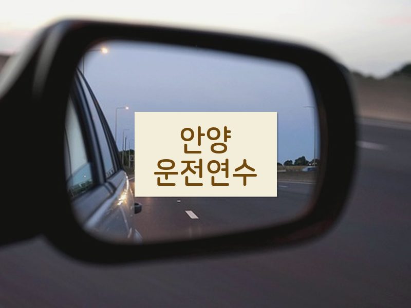 안양운전연수 후기