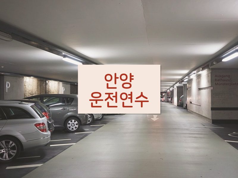 안양운전연수 후기