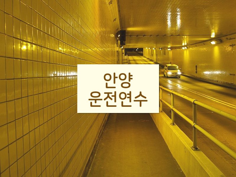 안양운전연수 후기