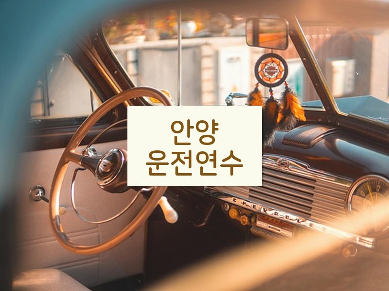 안양운전연수 후기