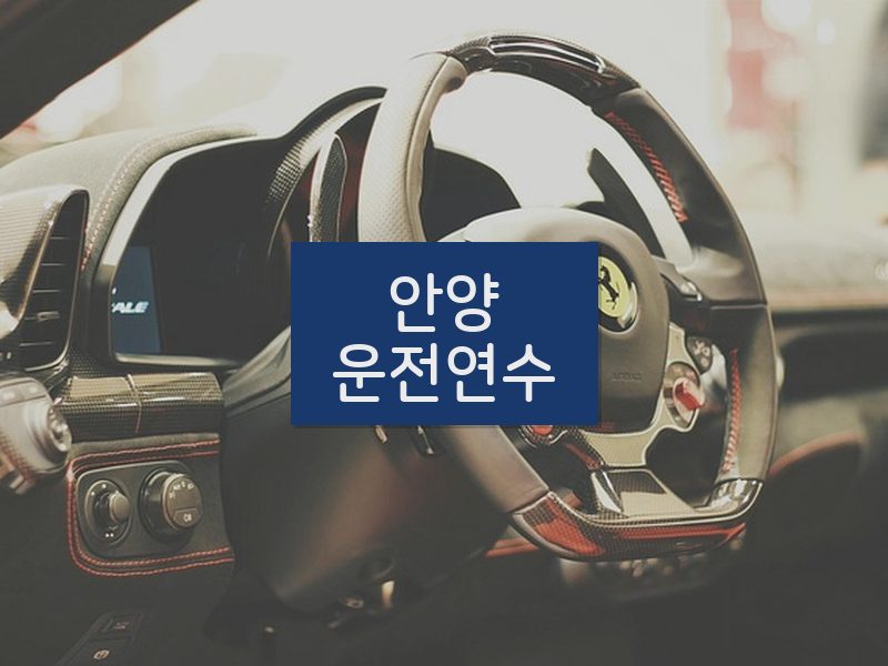 안양운전연수 후기
