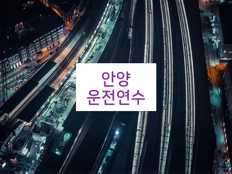 안양운전연수 후기