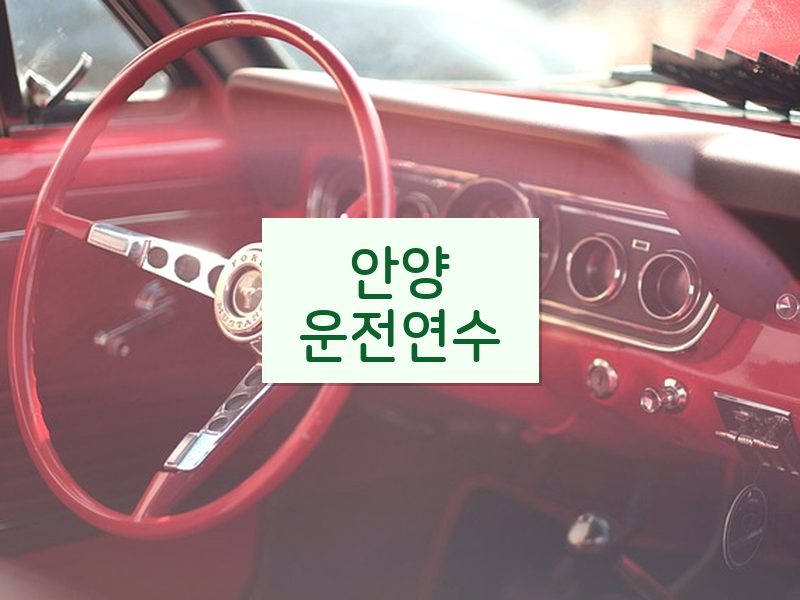 안양운전연수 후기