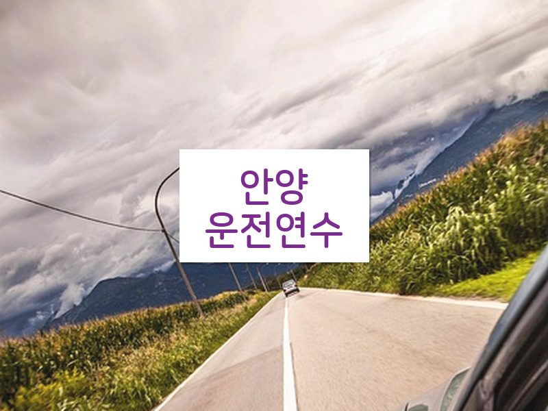 안양운전연수 후기