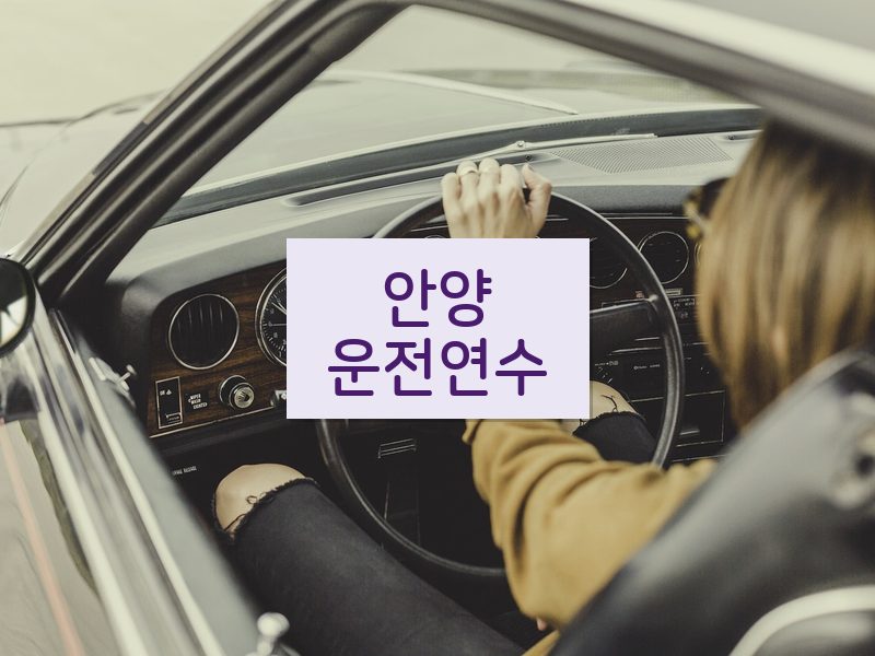 안양운전연수 후기