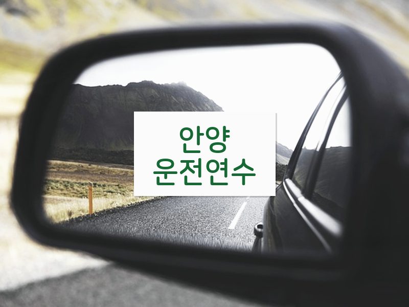 안양운전연수 후기