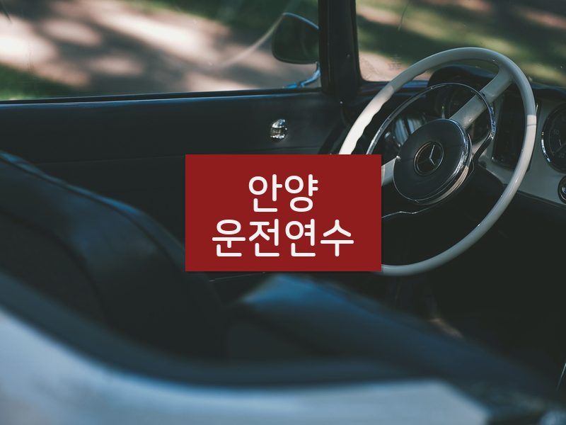 안양운전연수 후기