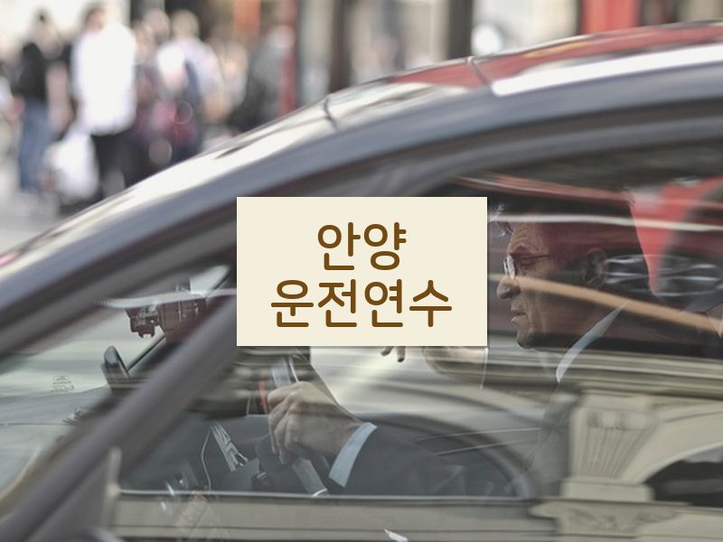 안양운전연수 후기