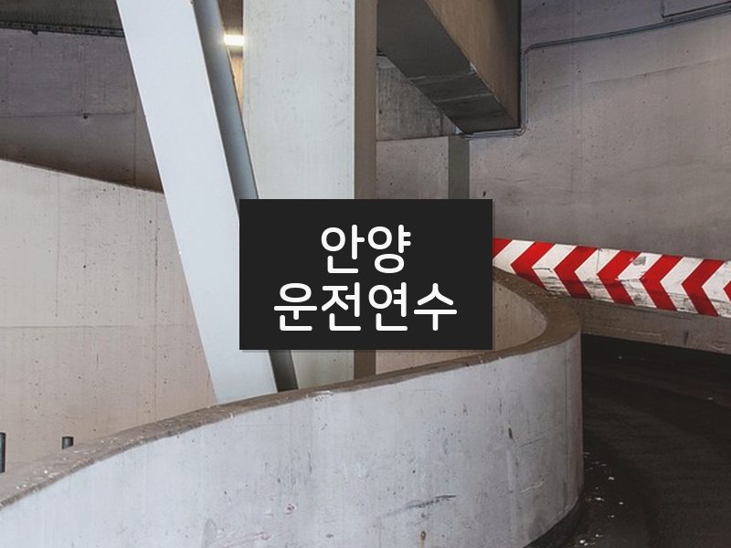 안양운전연수 후기