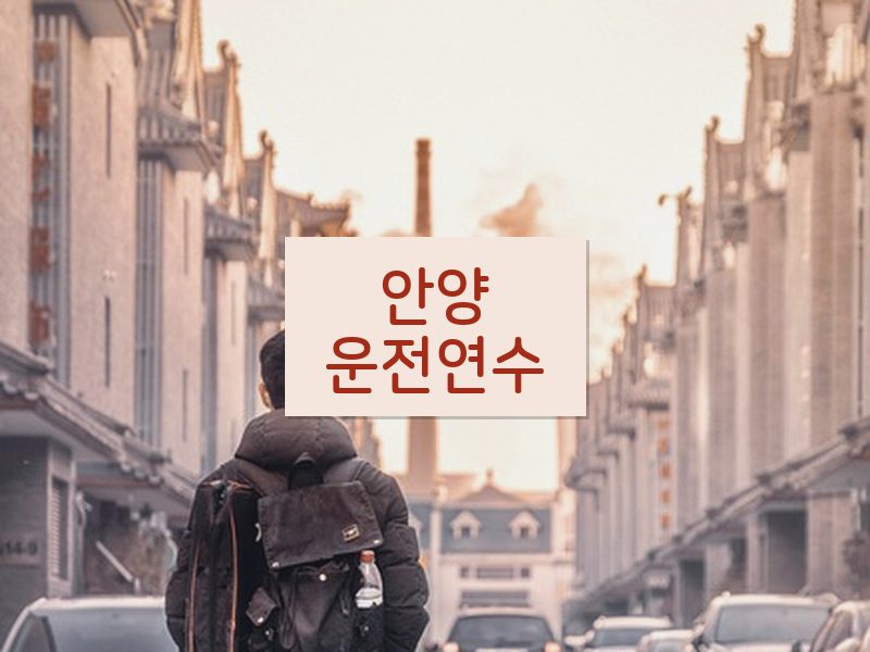 안양운전연수 후기