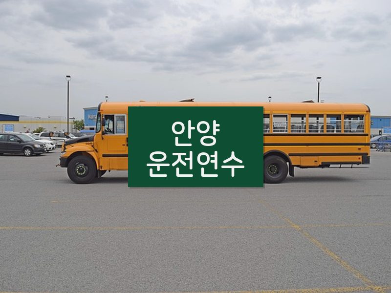 안양운전연수 후기