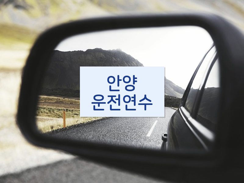 안양운전연수 후기