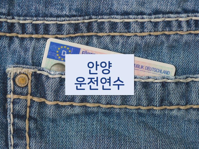 안양운전연수 후기