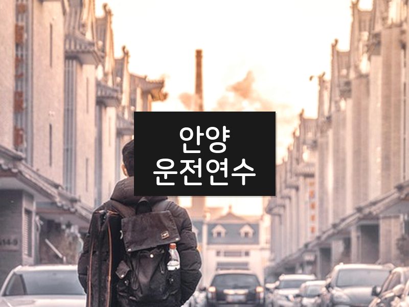 안양운전연수 후기