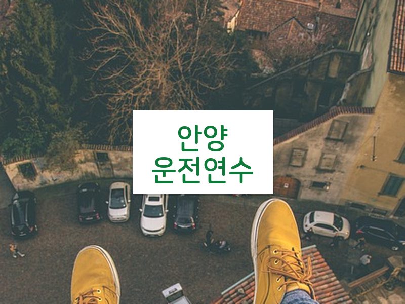 안양운전연수 후기