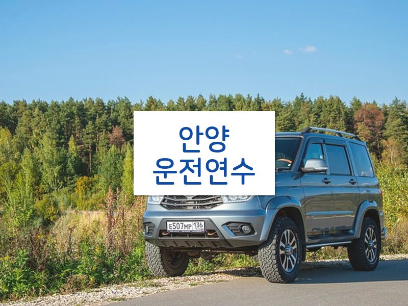 안양운전연수 후기