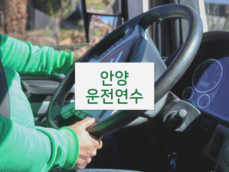 안양운전연수 후기