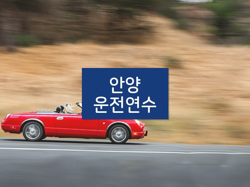 안양운전연수 후기