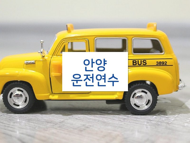 안양운전연수 후기