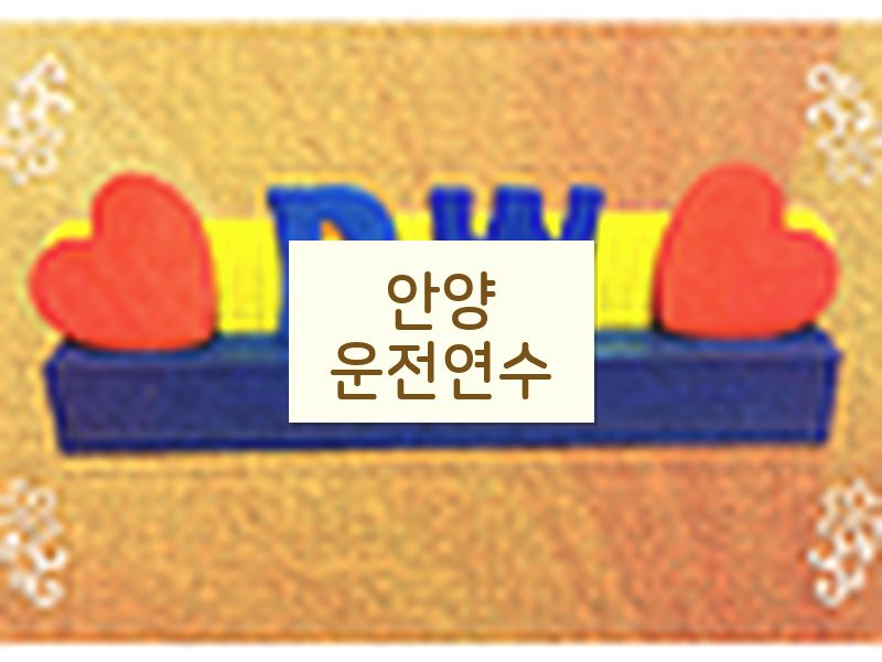 안양운전연수 후기