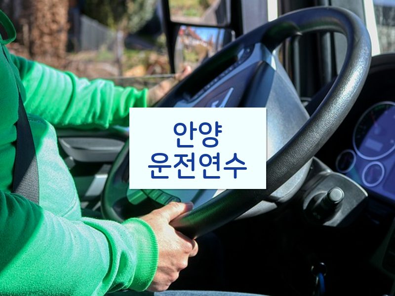 안양운전연수 후기