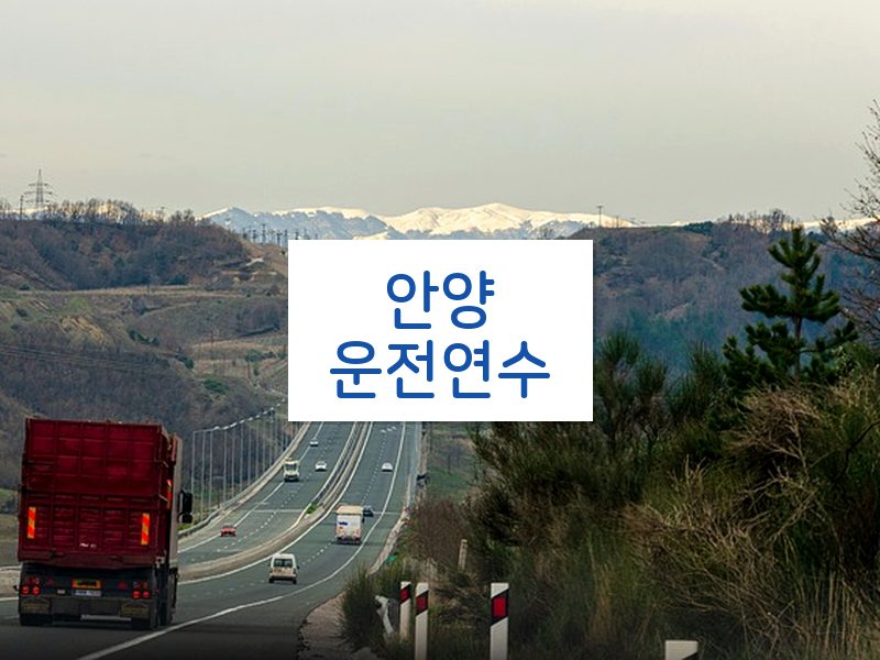 안양운전연수 후기
