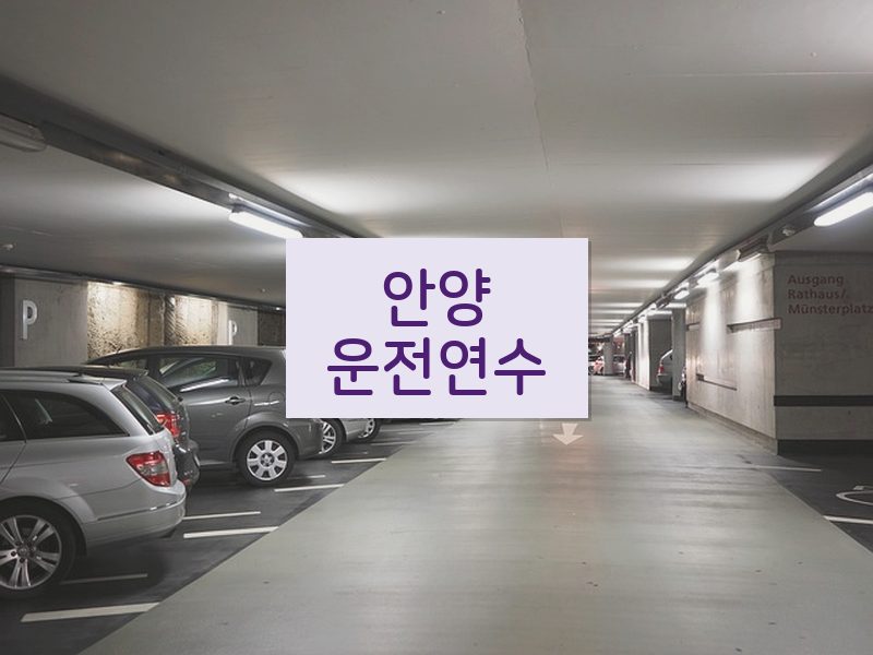 안양운전연수 후기