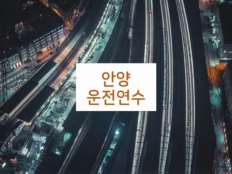 안양운전연수 후기