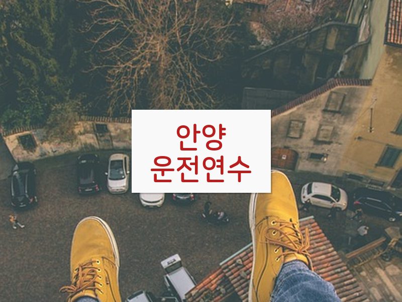 안양운전연수 후기