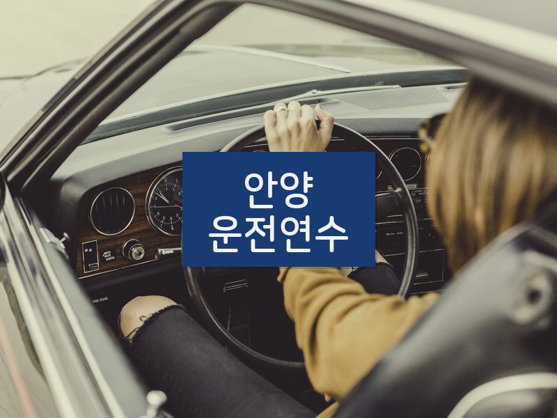 안양운전연수 후기