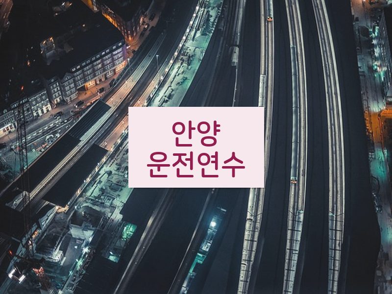 안양운전연수 후기