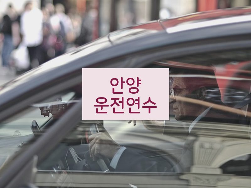안양운전연수 후기