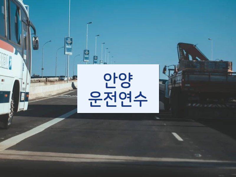 안양운전연수 후기