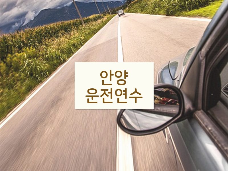 안양운전연수 후기