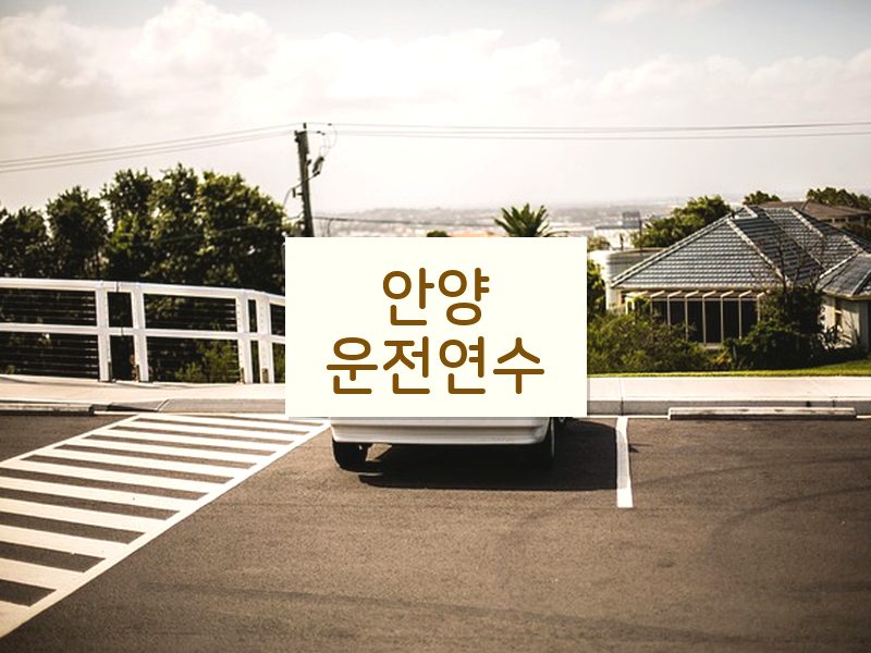 안양운전연수 후기