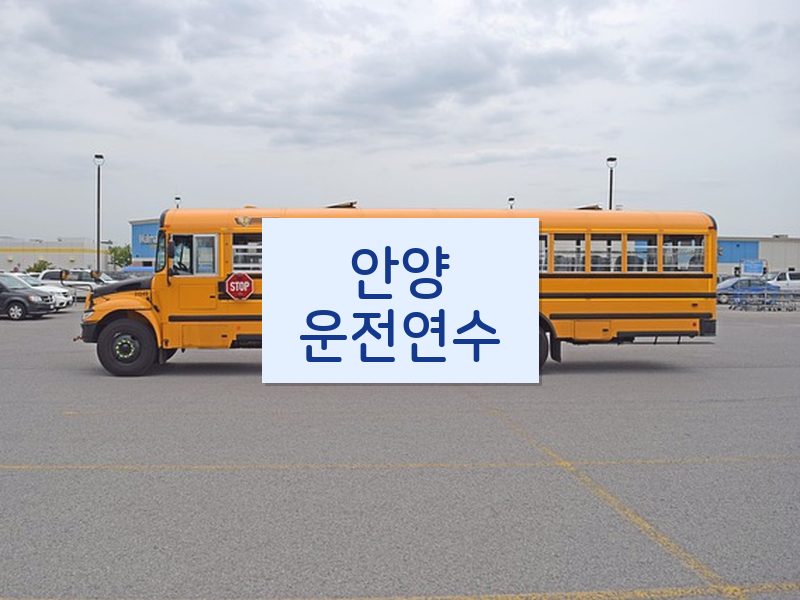 안양운전연수 후기